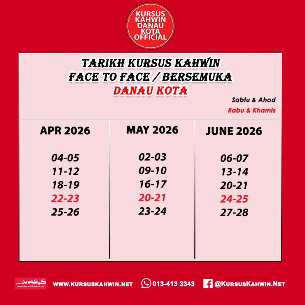 kursus kahwin 2026